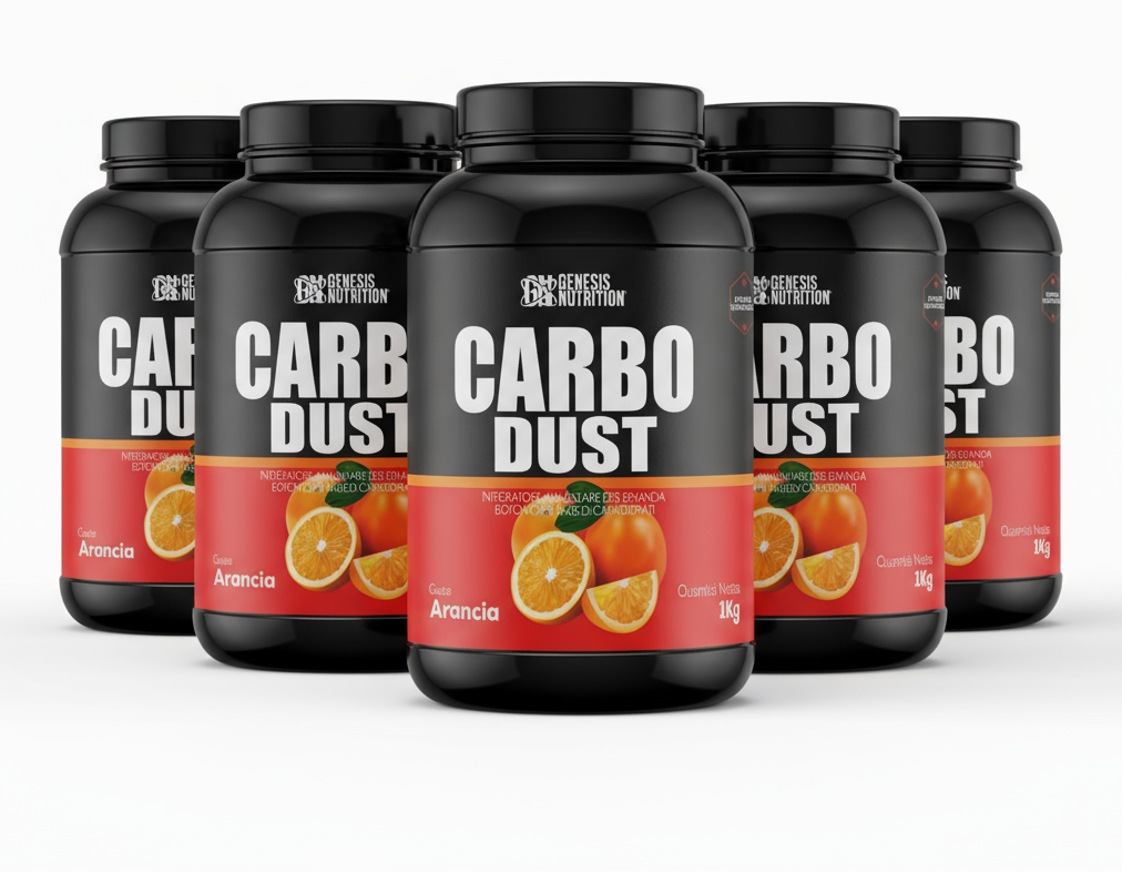 Carbo Dust 1kg maltodestrine gusto arancio - Genesis Nutrition