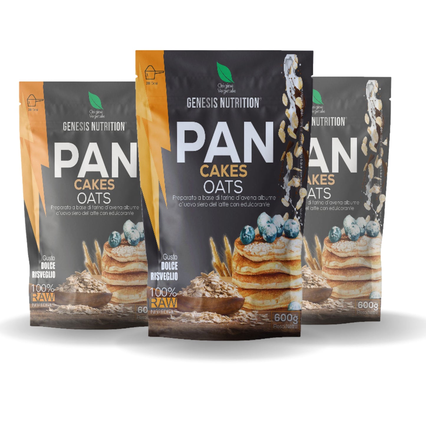 Pancake Proteico avena latte uovo