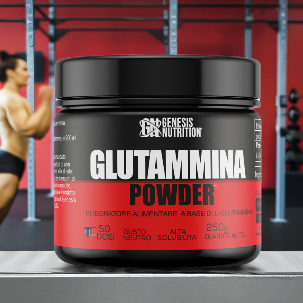 Glutammina in polvere Genesis Nutrition