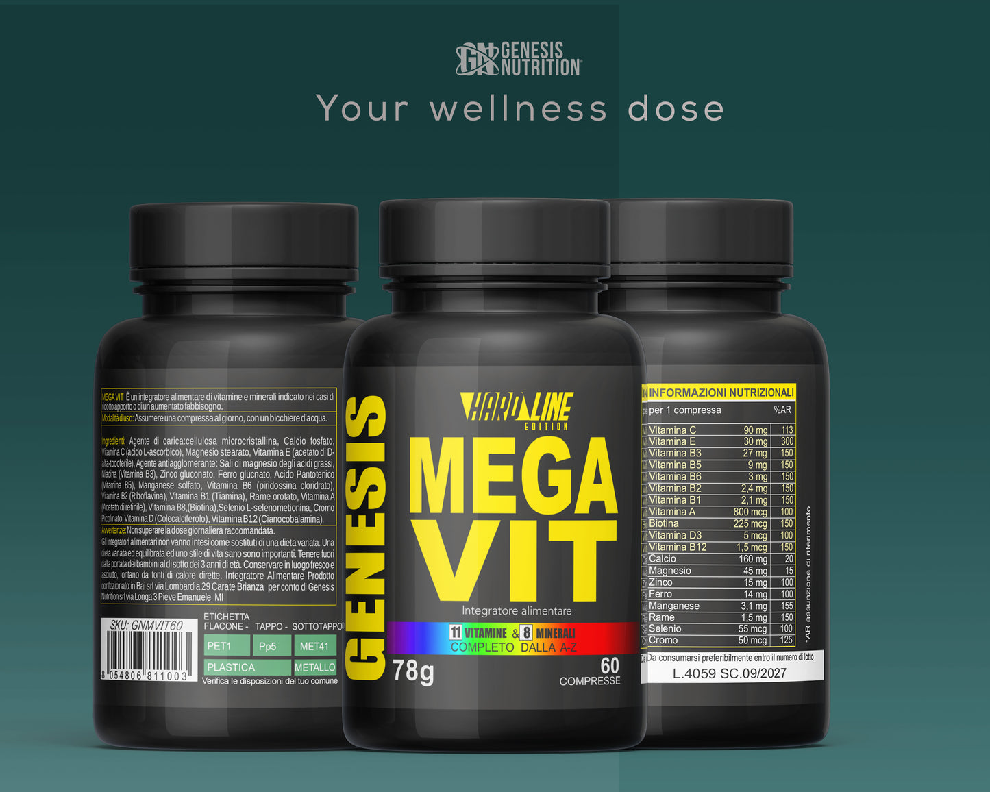 Mega Vit genesis (multivitaminico e minerale)