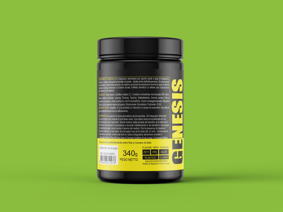 descrizione preworkout genesis