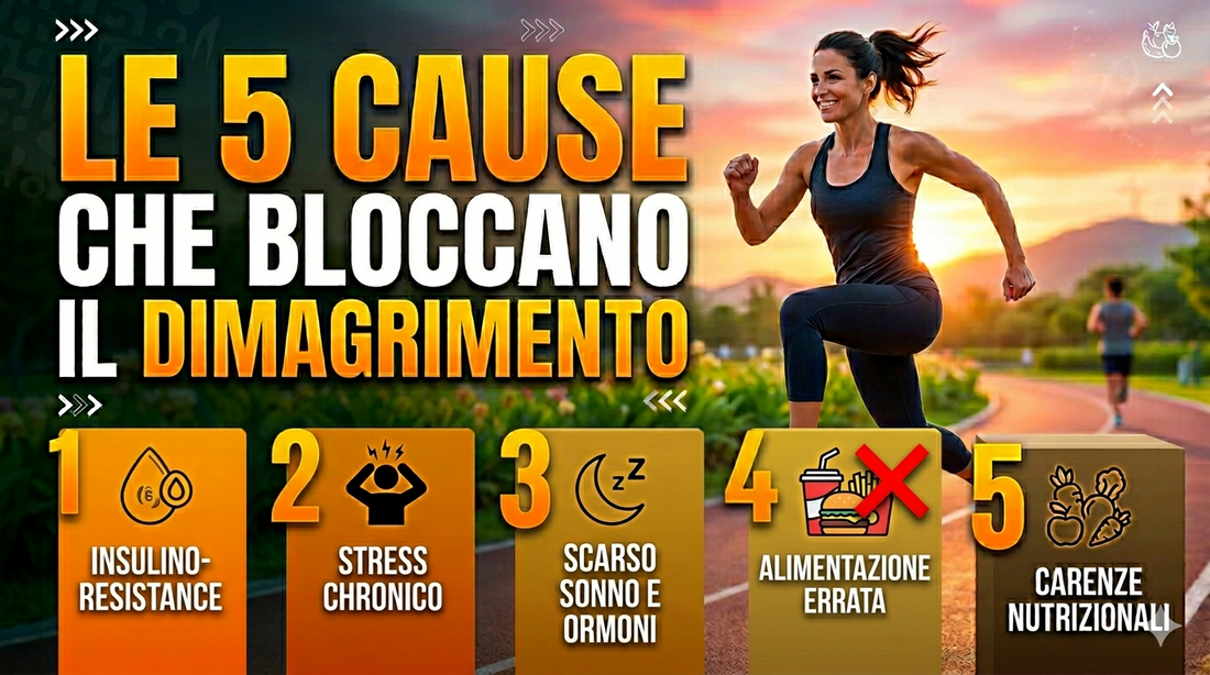 Le 5 cause che bloccano il dimagrimento