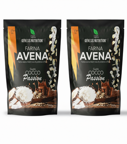 Farina Avena aromatizzata istant genesis nutrition
