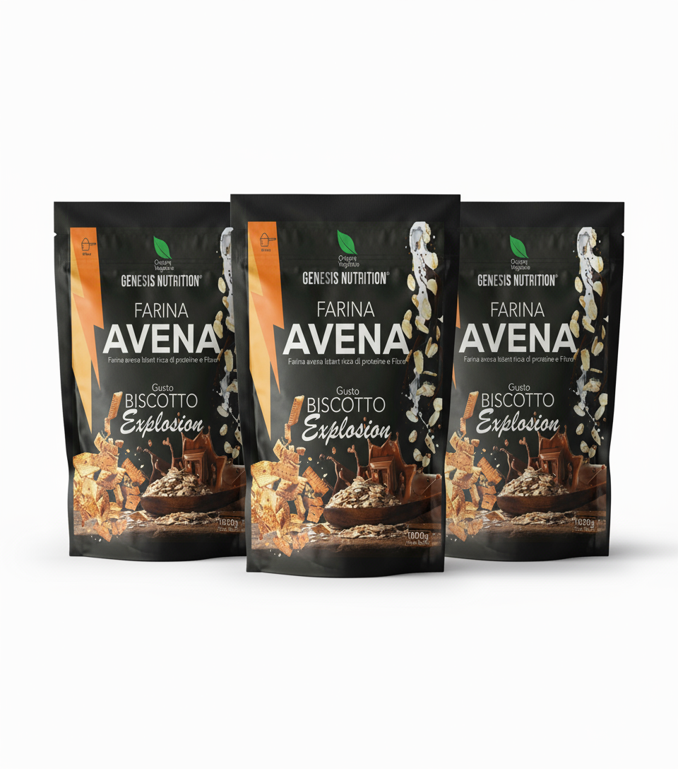 Farina Avena aromatizzata istant genesis nutrition