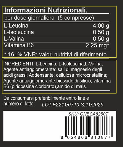 Bcaa compresse 811 Aminoacidi Genesis