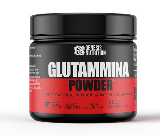 Glutammina in polvere Genesis Nutrition