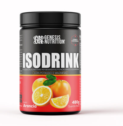 Isodrink 480g Gusto Arancia - Sali Minerali Elettroliti Idratazione | Genesis Nutrition