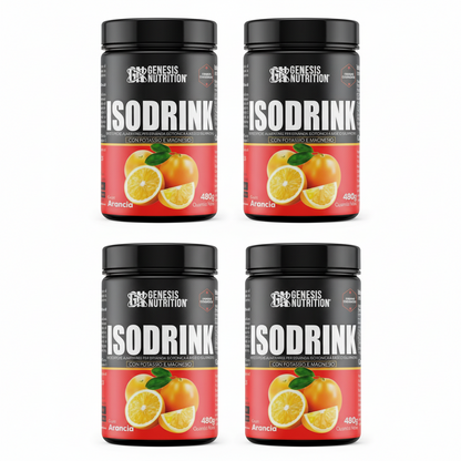 Isodrink 480g Gusto Arancia - Sali Minerali Elettroliti Idratazione | Genesis Nutrition