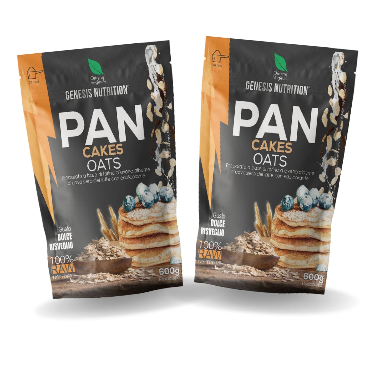 Pancake Proteico avena latte uovo