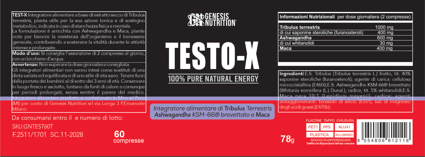 Testo x (Tribulus & Ashwagandha)