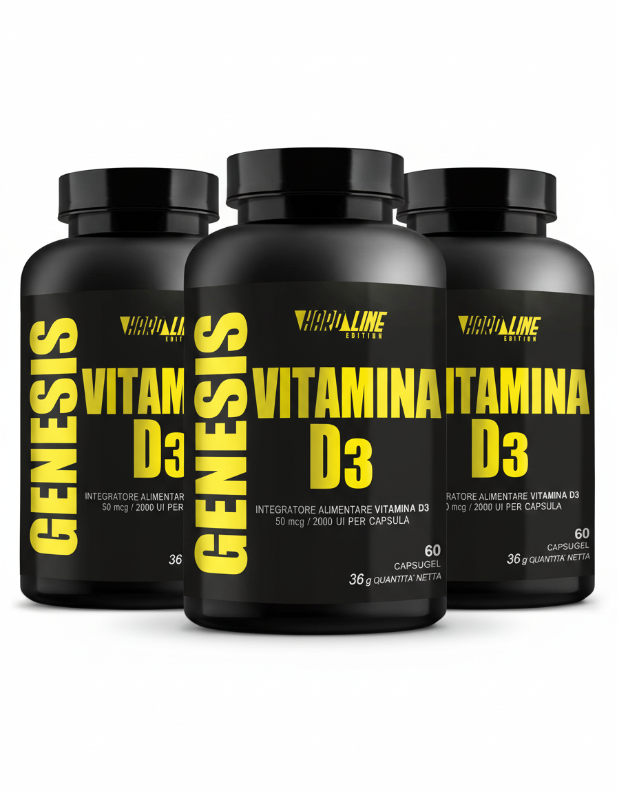 Vitamina D3 2000 UI - 90 Compresse Colecalciferolo | Genesis Nutrition