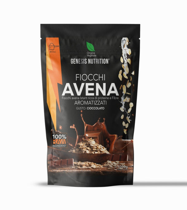 Fiocchi di avena aromatizzati Genesis Nutrition per colazione fitness