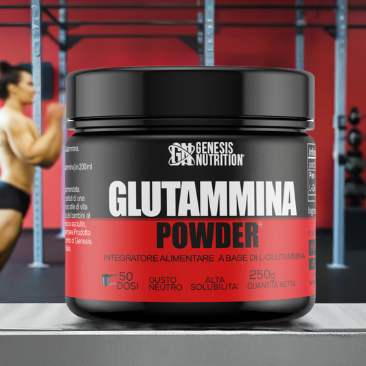 Glutammina in polvere Genesis Nutrition
